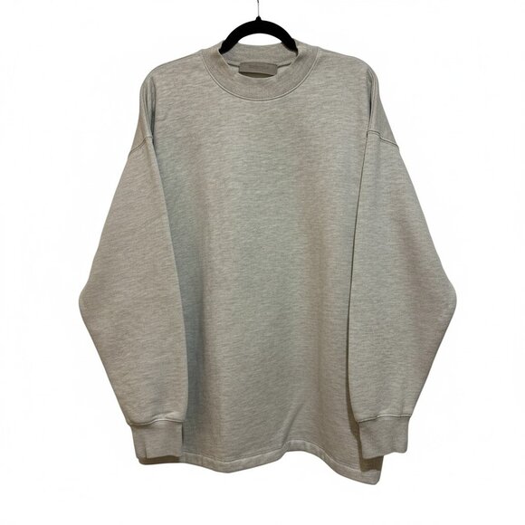 FEAR OF GOD Essentials Relaxed Crewneck - Light Oatmeal Spring 2022 - Picture 5 of 7